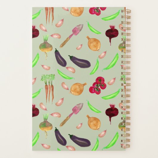 personalisierter Gemüsegarten Planer (Rückseite)