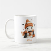 Personalisierter gemütlicher Geist und Kürbisgewür Kaffeetasse (Links)