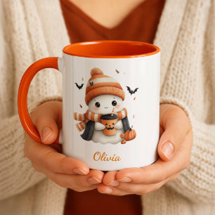 Personalisierter gemütlicher Geist und Kürbisgewür Tasse