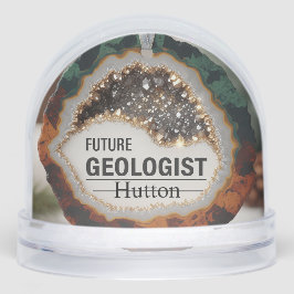 Personalisierter Geologe Schneekugeln