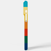 Personalisierter geometrischer, pastenförmiger Ret Case-Mate iPhone Hülle (Rückseite / Links)