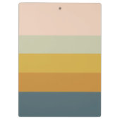 Personalisierter geometrischer, pastenförmiger Ret Klemmbrett (Rückseite)