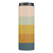 Personalisierter geometrischer, pastenförmiger Ret Thermosbecher (Rückseite)