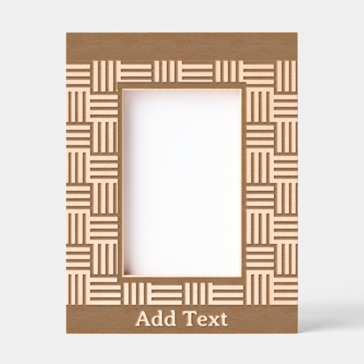 Personalisierter geometrischer Rahmen (Vorderseite)