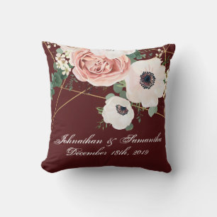 Personalisierter geometrischer Wein mit 16"x16" Ki Kissen