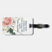 Personalisierter Gepäck-Umbau-geometrische Gepäckanhänger (Rückseite horizontal)