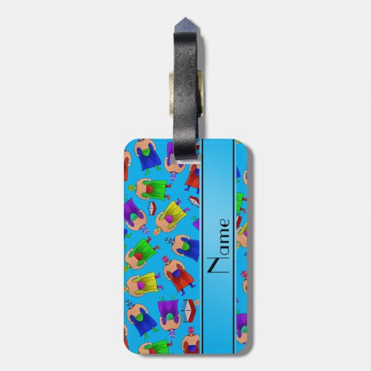 Personalisierter Gepäckanhänger (Rückseite vertikal)