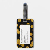Personalisierter Gepäckanhänger (Rückseite vertikal)