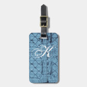 Personalisierter Gepäckanhänger Rustikale Zehendec (Vorderseite vertikal)