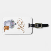 Personalisierter Gepäcktag Sommerhochzeit Ru Gepäckanhänger (Vorderseite horizontal)