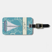 Personalisierter Gepäckträger für das Schiff Gepäckanhänger (Vorderseite horizontal)