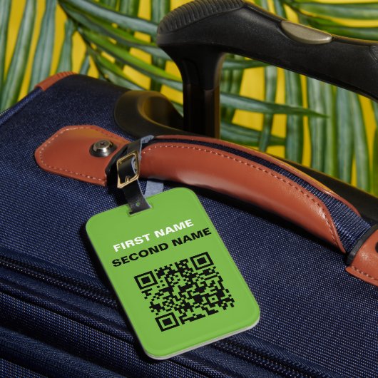 Personalisierter Gepäckträger Gepäckanhänger (Vorderseite Insitu 1)