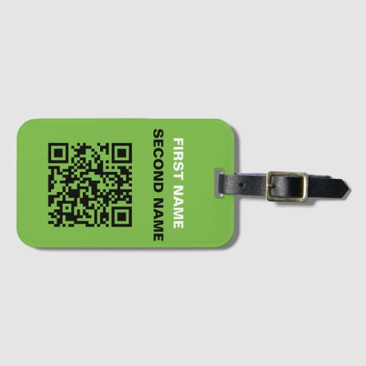 Personalisierter Gepäckträger Gepäckanhänger (Vorderseite (Horizontal))