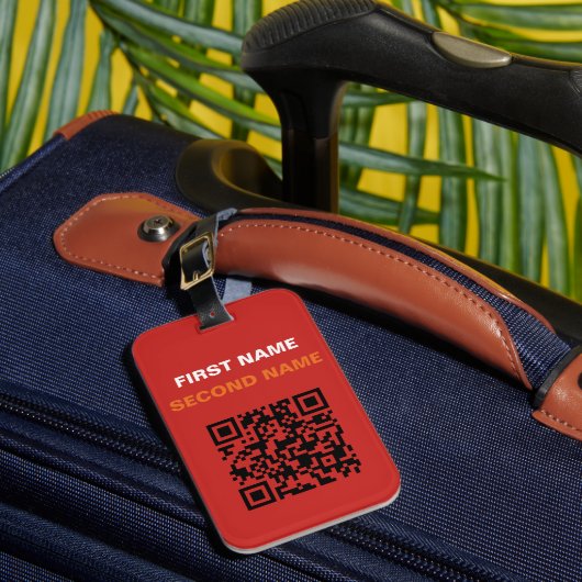 Personalisierter Gepäckträger Gepäckanhänger (Vorderseite Insitu 1)