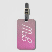 Personalisierter Gepäckträger Gepäckanhänger (Vorderseite Vertikal)