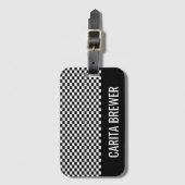Personalisierter Gepäckträger Gepäckanhänger (Vorderseite Vertikal)