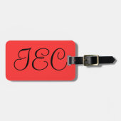 Personalisierter Gepäckträger Gepäckanhänger (Vorderseite horizontal)