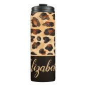 Personalisierter Geparden Thermosbecher (Vorderseite)