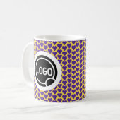 Personalisierter Geschäftskaffee Kaffeetasse (Vorderseite Links)
