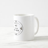 personalisierter Geschäftslogo-Branded-Kaffeebeche Kaffeetasse (VorderseiteRechts)