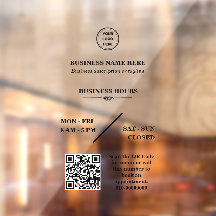 Personalisierter Geschäftslogo-Store Öffnungszeite