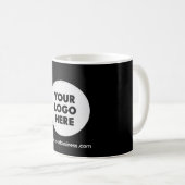Personalisierter Geschäftslogo Werbe- Zweifarben-K Kaffeetasse (VorderseiteRechts)