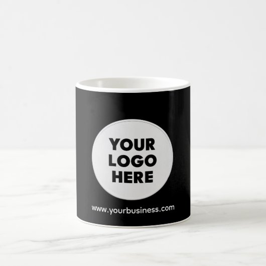 Personalisierter Geschäftslogo Werbe- Zweifarben-K Kaffeetasse (Mittel)
