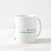 Personalisierter Geschenkbecher für Sprachtherapeu Kaffeetasse (VorderseiteRechts)