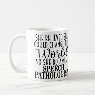 Personalisierter Geschenkbecher für Sprachtherapeu Kaffeetasse