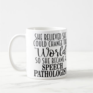 Personalisierter Geschenkbecher für Sprachtherapeu Kaffeetasse