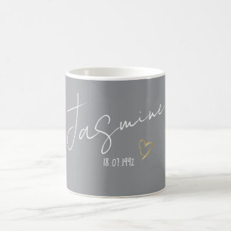 Personalisierter Geschenkname Modern Kaffeetasse