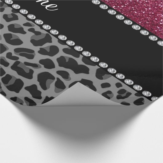 Personalisierter Geschenkpapier (Ecke)