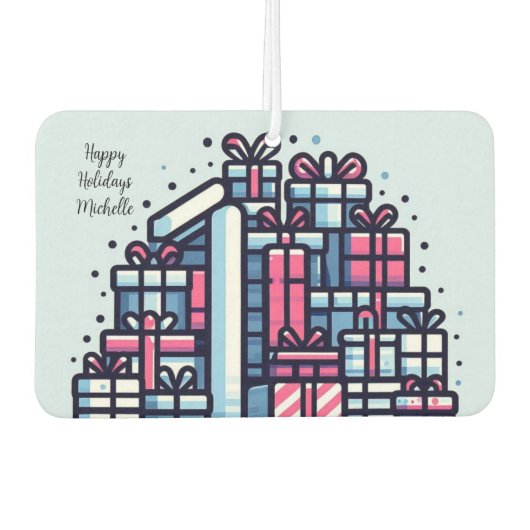 Personalisierter Geschenksplendor Autolufterfrischer (Vorderseite)