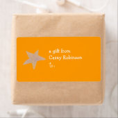 Personalisierter Geschenkumbauaufkleber -- (Insitu)