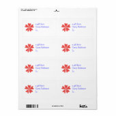 Personalisierter Geschenkumbauaufkleber -- (Vorne)