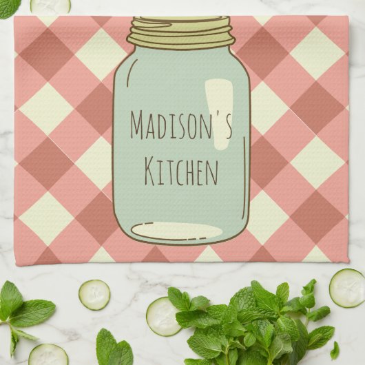 Personalisierter Geschirrtuch (Gefaltet)