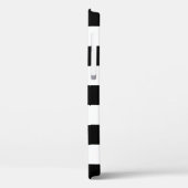 Personalisierter gestreifter Case-Mate iPhone hülle (Rückseite / Links)