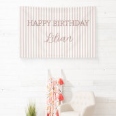 Personalisierter gestreifter Hintergrund individue Banner (InSitu)