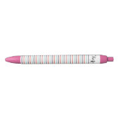 Personalisierter gestreifter Stift (Vorderseite)