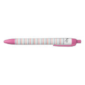Personalisierter gestreifter Stift (Unterseite)