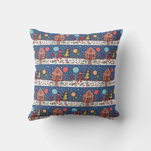 Personalisierter Gingerbrot Kissen (Rückseite)