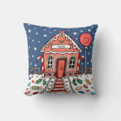 Personalisierter Gingerbrot Kissen (Vorderseite)