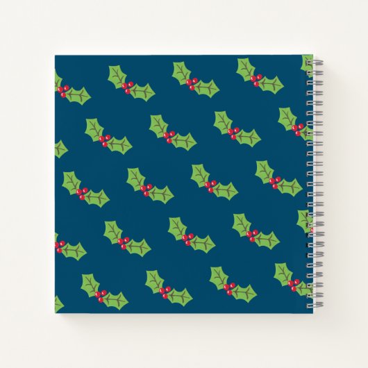 Personalisierter Gingerbrot-Mann Notizblock (Rückseite)