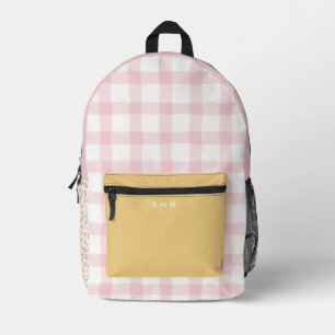 Personalisierter Gingham Cotages-Core-Backpack Bedruckter Rucksack