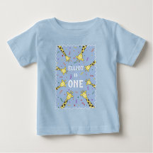 Personalisierter Giraffe-T - Shirt für Baby oder K