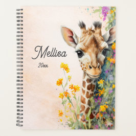 Personalisierter Giraffen-Planer Planer