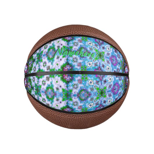 Personalisierter Girl Ball! Gib ihren Namen! Keepa Mini Basketball (Vorderseite)