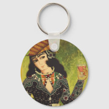 Personalisierter Girl-Schlüsselanhänger - Niedlich