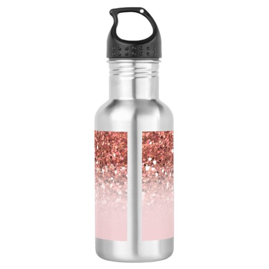 Personalisierter Girly Edelstahlflasche (Rückseite)