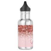Personalisierter Girly Edelstahlflasche (Links)